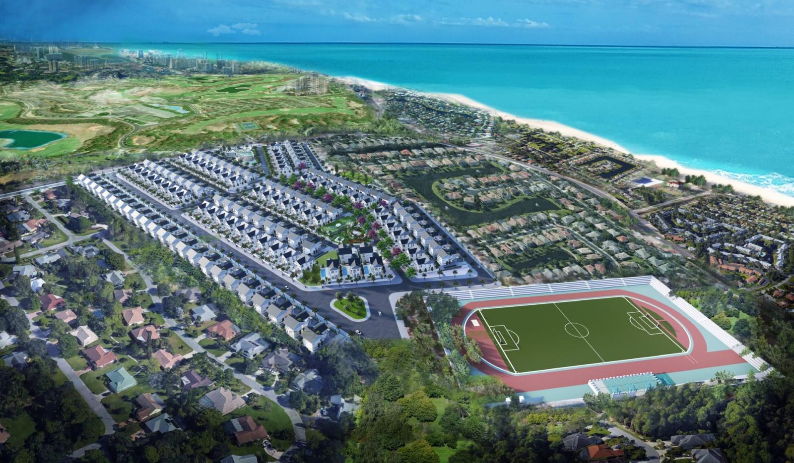 Phối cảnh tổng thể dự án Khu biệt thự Hill Villas tại Mũi Né