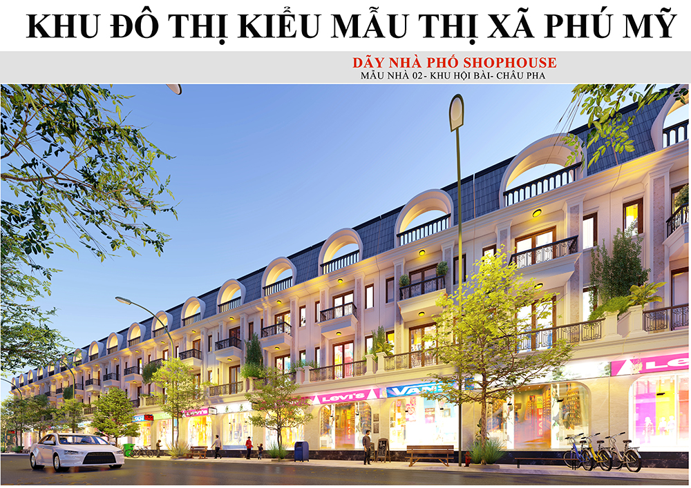 Phối cảnh dự án Phú Mỹ New City tại Phú Mỹ, Tóc Tiên