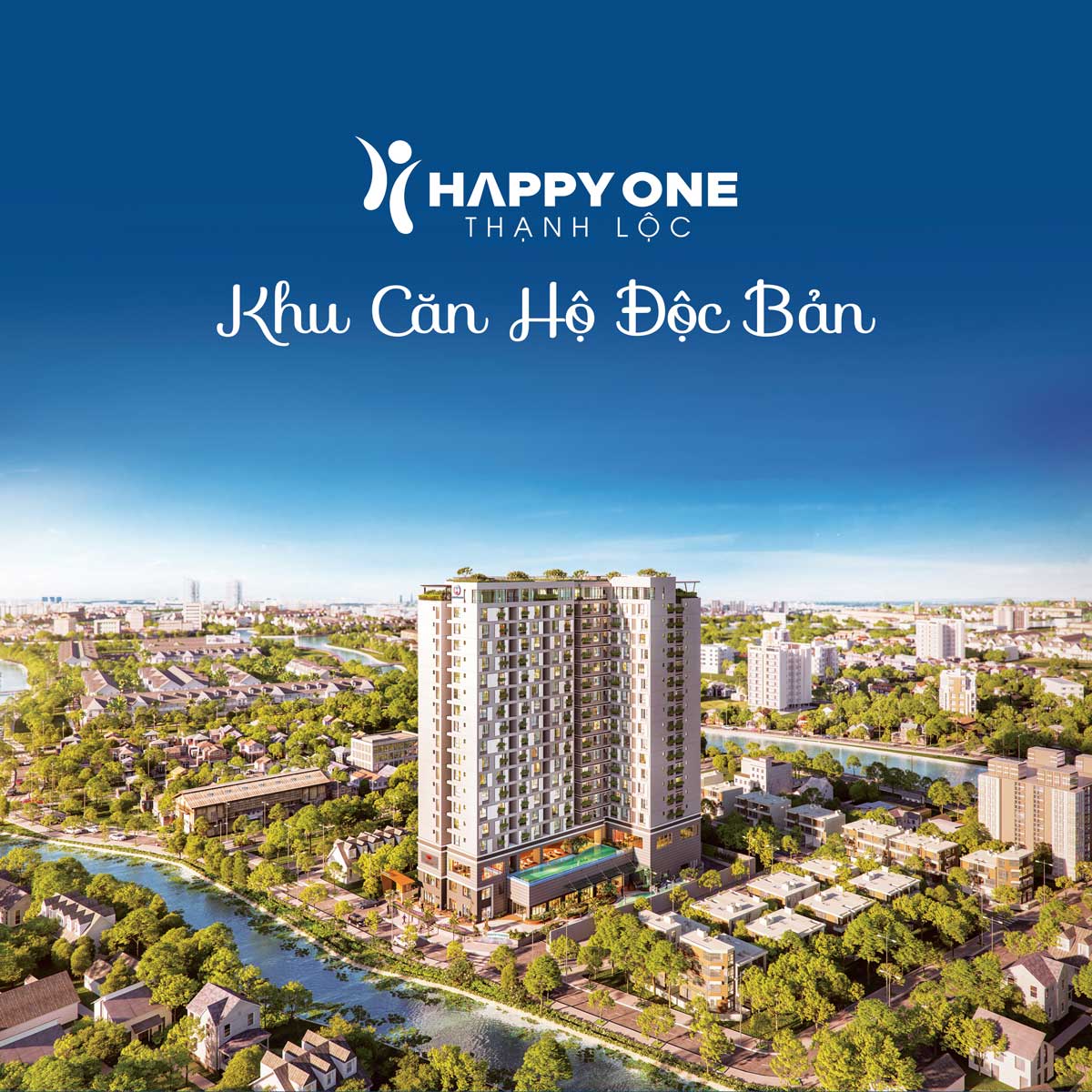 Phối cảnh tổng thể dự án Happy One Thạnh Lộc