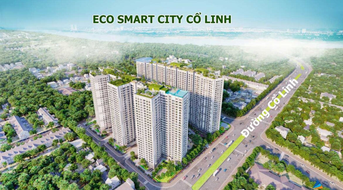 Phối cảnh dự án Eco Smart City Cổ Linh