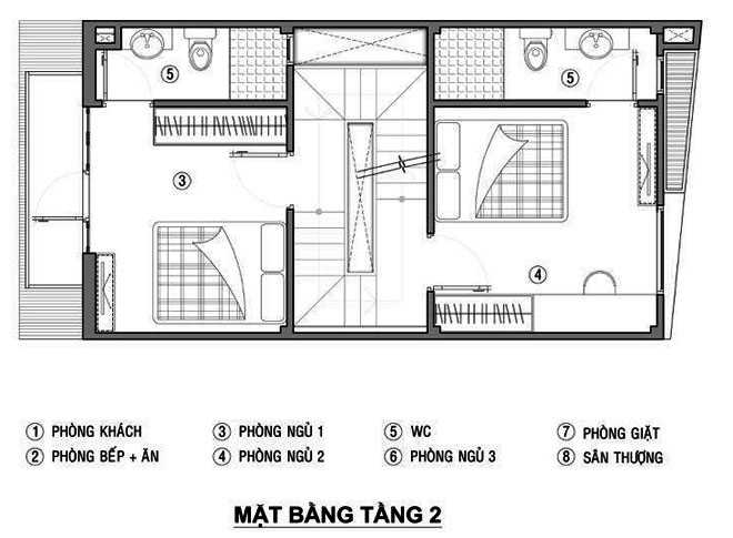 Mặt bằng tầng 1