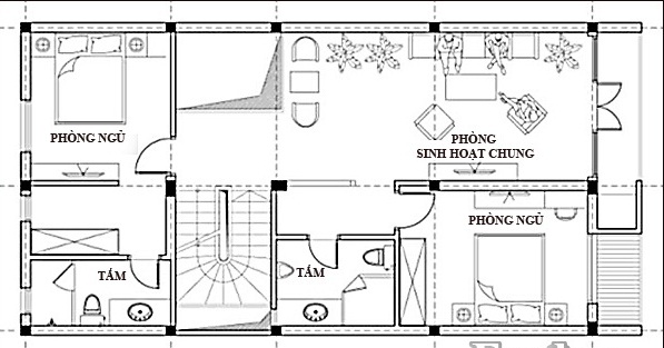 nhà 3 tầng, chi phí 688 triệu