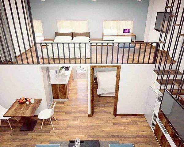 thiết kế gác lửng