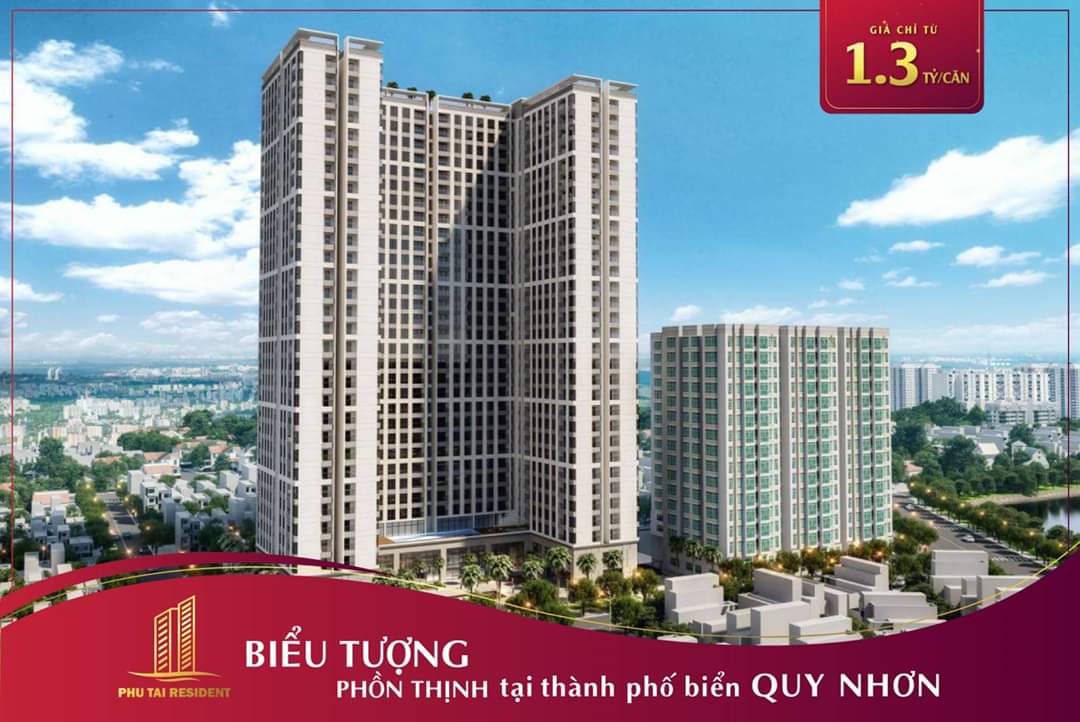 Hai tòa chung cư cao tầng nằm cạnh nhau, xung quanh là nhiều công trình thấp tầng