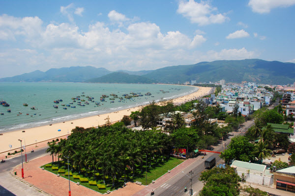 Một góc tỉnh Bình Định khu vực ven biển