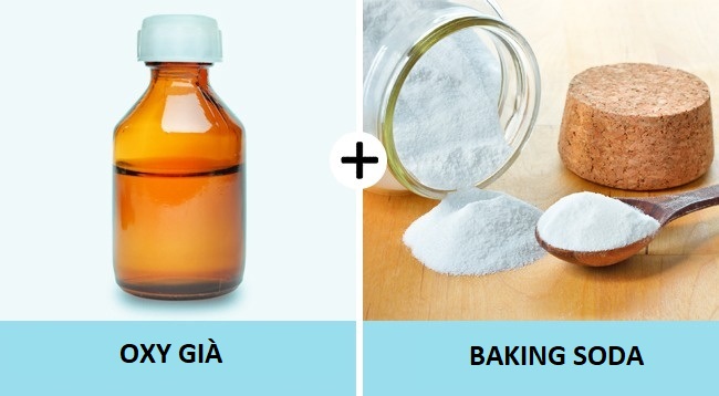 oxy già và baking soda