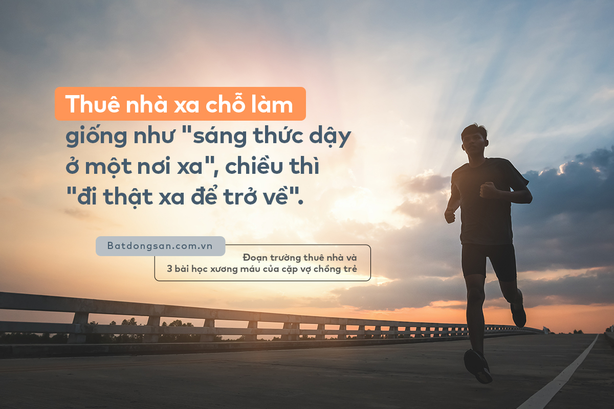 Ảnh gồm hình người đang chạy bộ, chữ trắng, xanh, nền cam