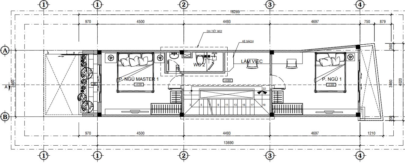 Bản vẽ thiết kế mặt bằng nhà