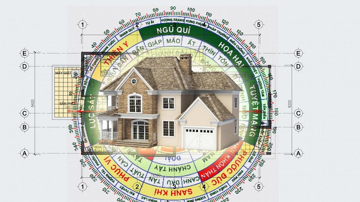 Nhà vệ sinh và nhà kho là hai khu vực tuyệt đối không được quay về hướng Thiên Y