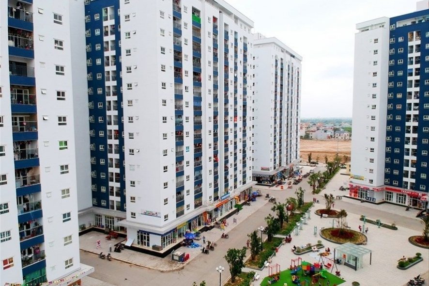 dự án nhà giá rẻ gồm nhiều tòa nhà