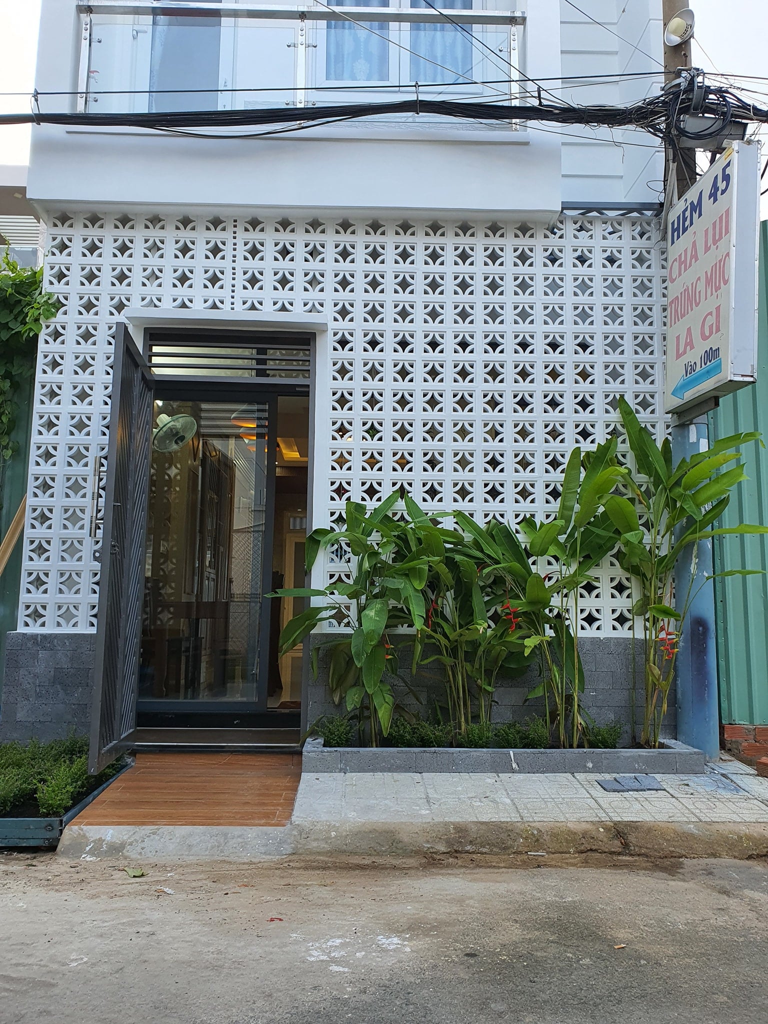 tiểu cảnh sau nhà