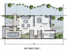                          Biệt thự 160 m2 ven sông                     