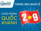                          Batdongsan.com.vn thông báo lịch nghỉ Lễ Quốc khánh 2/9                     