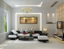                          Decor tường phòng khách hợp phong thủy đón vận may phú quý                     