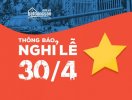                          Batdongsan.com.vn thông báo lịch nghỉ lễ 30/4 và 1/5                     