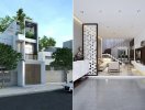                          Chiêm ngưỡng ngôi nhà phố 56m2 đẹp như biệt thư hạng sang                     